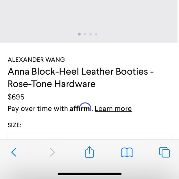 Alexander wang Anna Block-Heel Booties -Rose-Tone - Picture 7 of 8